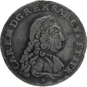 Carlo Emanuele III di Savoia 1730 1773 Regno di Sardegna Periodo anteriore alla riforma monetaria del 1754 5 soldi 1741 Scudo a cartoccio 2 tipo 25 mm 4,00 4,82 g Mi dritto