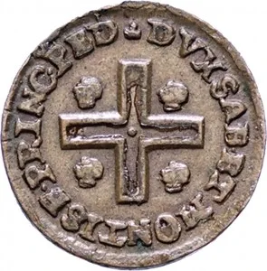 Carlo Emanuele III di Savoia 1730 1773 Regno di Sardegna Periodo anteriore alla riforma monetaria del 1754 Monetazione per la Sardegna Mezzo cagliarese da 1 denaro 1741 1745 Croce piana 2 tipo 14 15 mm 1,01 1,25 g Cu rovescio