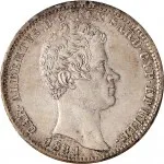 Regno di Sardegna Carlo Alberto di Savoia 1831 1849 1 lira 1831 1847 Scudo sannitico 23 mm 4,75 5,03 g Ag dritto