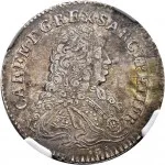 Regno di Sardegna Carlo Emanuele III di Savoia 1730 1773 Periodo anteriore alla riforma monetaria del 1754 Quarto di scudo da 1,5 lire 1733 Scudo sagomato 2 tipo 28 mm 7,35 7,42 g Ag dritto