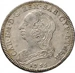 Regno di Sardegna Carlo Emanuele III di Savoia 1730 1773 Periodo posteriore alla riforma monetaria del 1754 Scudo da 6 lire 1755 1769 Scudo rotondo 44 mm 34,4 35,5 g Ag dritto