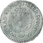 Regno di Sardegna Vittorio Emanuele I di Savoia 1802 1821Monetazione per la Sardegna Reale da 5 soldi 1812 Scudo semirotondo 1 tipo 23 mm 2,8 3,18 g Mi rovescio