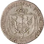 Regno di Sardegna Vittorio Emanuele I di Savoia 1802 1821Monetazione per la Sardegna Reale da 5 soldi 1812 Scudo semirotondo 3 tipo 23 mm 2,72 3,18 g Mi rovescio