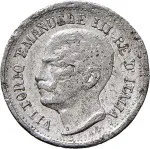 Regno d'Italia Regnando Vittorio Emanuele III di Savoia 1900 1946Gettone Loubet Gettone Loubet 0 Testa nuda 15.5 mm 0,73 0 g Al dritto