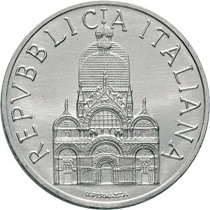 Repubblica Italiana Lire 1946 2001 Repubblica Italiana Emissioni in argento confezionate 1.000 lire 1994 Anno Marciano in Venezia 31,4 mm 14,527 14,673 g Ag dritto