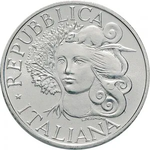 Repubblica Italiana Lire 1946 2001 Repubblica Italiana Emissioni in argento confezionate 1.000 lire 1994 Flora e fauna da salvare 4 tipo 31,4 mm 14,527 14,673 g Ag dritto