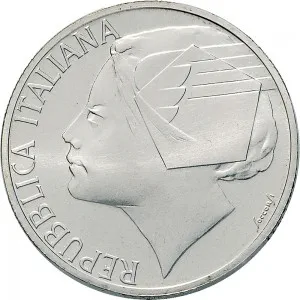Repubblica Italiana Lire 1946 2001 Repubblica Italiana Emissioni in argento confezionate 10.000 lire 1998 Mondiali di calcio Francia 34 mm 21,89 22,11 g Ag dritto