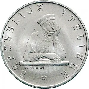 Repubblica Italiana Lire 1946 2001 Repubblica Italiana Emissioni in argento confezionate 200 lire 1988 Universit di Bologna 24 mm 4,9 5,1 g Ag dritto