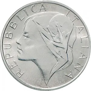 Repubblica Italiana Lire 1946 2001 Repubblica Italiana Emissioni in argento confezionate 200 lire 1989 Mondiali di calcio Italia '90 1 tipo 24 mm 4,9 5,1 g Ag dritto