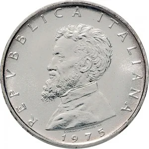 Repubblica Italiana Lire 1946 2001 Repubblica Italiana Emissioni in argento confezionate 500 lire 1975 Michelangelo Buonarroti 29 mm 10,945 11,055 g Ag dritto
