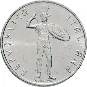 Repubblica Italiana Lire 1946 2001 Repubblica Italiana Emissioni in argento confezionate 500 lire 1985 Anno degli etruschi 29 mm 10,945 11,055 g Ag dritto