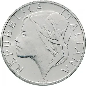 Repubblica Italiana Lire 1946 2001 Repubblica Italiana Emissioni in argento confezionate 500 lire 1990 Mondiali di calcio Italia '90 2 tipo 29 mm 10,945 11,055 g Ag dritto
