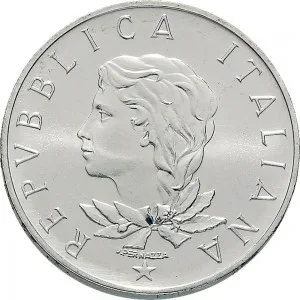 Repubblica Italiana Lire 1946 2001 Repubblica Italiana Emissioni in argento confezionate 500 lire 1990 Presidenza italiana Comunit europea 2 tipo 29 mm 10,945 11,055 g Ag dritto