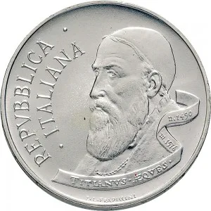 Repubblica Italiana Lire 1946 2001 Repubblica Italiana Emissioni in argento confezionate 500 lire 1990 Tiziano 29 mm 10,945 11,055 g Ag dritto
