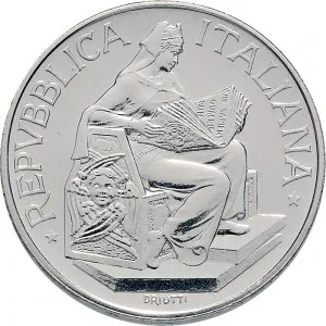 Repubblica Italiana Lire 1946 2001 Repubblica Italiana Emissioni in argento confezionate 500 lire 1993 Universit di Pisa 1 tipo 32 mm 14,945 15,055 g Ag dritto