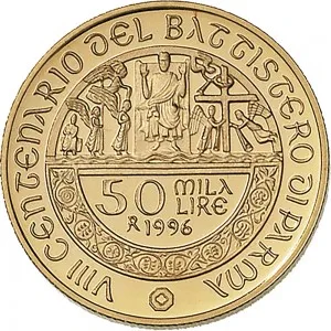 Repubblica Italiana Lire 1946 2001 Repubblica Italiana Emissioni in oro confezionate 50.000 lire