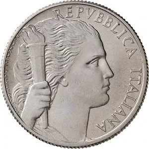 Repubblica Italiana Lire 1946 2001 Repubblica Italiana Monetazione del primo periodo fino al 1950 5 lire