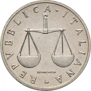 Repubblica Italiana Lire 1946 2001 Repubblica Italiana Monetazione del secondo periodo dal 1951 1 lira