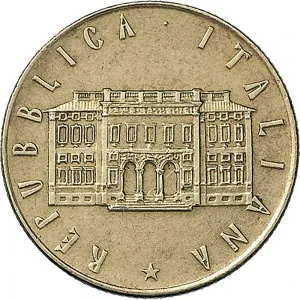 Repubblica Italiana Lire 1946 2001 Repubblica Italiana Monetazione del secondo periodo dal 1951 200 lire 1981 Villa Lubin 24 mm 4,9 5,1 g Ba dritto