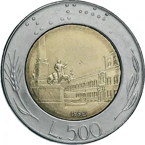 Repubblica Italiana Lire 1946 2001 Repubblica Italiana Monetazione del secondo periodo dal 1951 500 lire