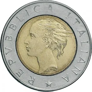 Repubblica Italiana Lire 1946 2001 Repubblica Italiana Monetazione del secondo periodo dal 1951 500 lire