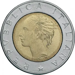 Repubblica Italiana Lire 1946 2001 Repubblica Italiana Monetazione del secondo periodo dal 1951 500 lire