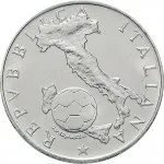Repubblica Italiana Repubblica Italiana Lire 1946 2001Emissioni in argento confezionate 500 lire 1986 Mondiali di calcio Messico 29 mm 10,945 11,055 g Ag dritto