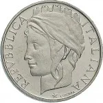 Repubblica Italiana Repubblica Italiana Lire 1946 2001Monetazione del secondo periodo dal 1951 50 lire 1996 2001 Testa turrita 19.2 mm 4,3 4,7 g CuNi dritto