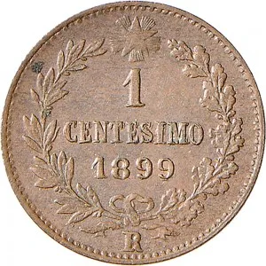 Umberto I di Savoia 1878 1900 Regno d'Italia 1 centesimo