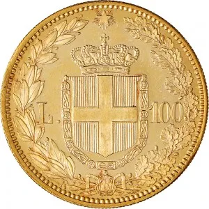 Umberto I di Savoia 1878 1900 Regno d'Italia 100 lire