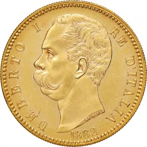 Umberto I di Savoia 1878 1900 Regno d'Italia 100 lire