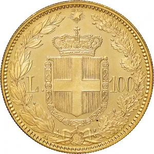 Umberto I di Savoia 1878 1900 Regno d'Italia 100 lire