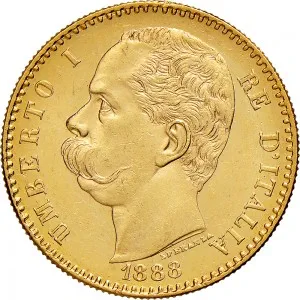 Umberto I di Savoia 1878 1900 Regno d'Italia 50 lire