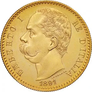Umberto I di Savoia 1878 1900 Regno d'Italia 50 lire