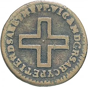 Vittorio Amedeo III di Savoia 1773 1796 Regno di Sardegna 2 denari da 1 6 di soldo 1773 1796 Nodo d'amore 15 18 mm 1,51 2,02 g Cu dritto