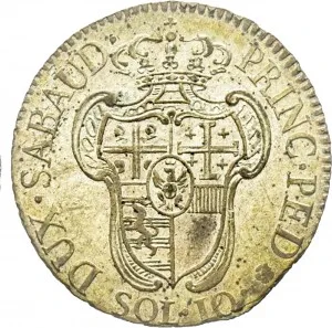 Vittorio Amedeo III di Savoia 1773 1796 Regno di Sardegna Mezza lira da 10 soldi 1794 1796 Scudo a cartoccio 21 22 mm 2,20 3,07 g Mi rovescio