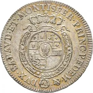 Vittorio Amedeo III di Savoia 1773 1796 Regno di Sardegna Quarto di scudo 1773 1793 Scudo rotondo 30 mm 8,27 8,83 g Ag rovescio