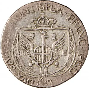 Vittorio Emanuele I di Savoia 1802 1821 Regno di Sardegna Monetazione per la Sardegna Reale da 5 soldi 1812 Scudo semirotondo 3 tipo 23 mm 5,02 g Mi rovescio