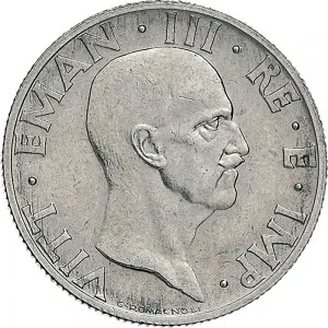 Vittorio Emanuele III di Savoia 1936 1943 Re e Imperatore Regno d'Italia 50 centesimi