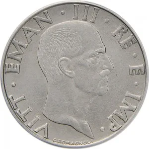 Vittorio Emanuele III di Savoia 1936 1943 Re e Imperatore Regno d'Italia 50 centesimi