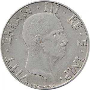 Vittorio Emanuele III di Savoia 1936 1943 Re e Imperatore Regno d'Italia 50 centesimi