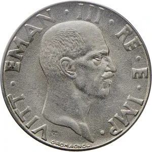 Vittorio Emanuele III di Savoia 1936 1943 Re e Imperatore Regno d'Italia 50 centesimi