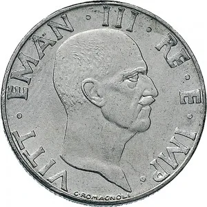 Vittorio Emanuele III di Savoia 1936 1943 Re e Imperatore Regno d'Italia 50 centesimi